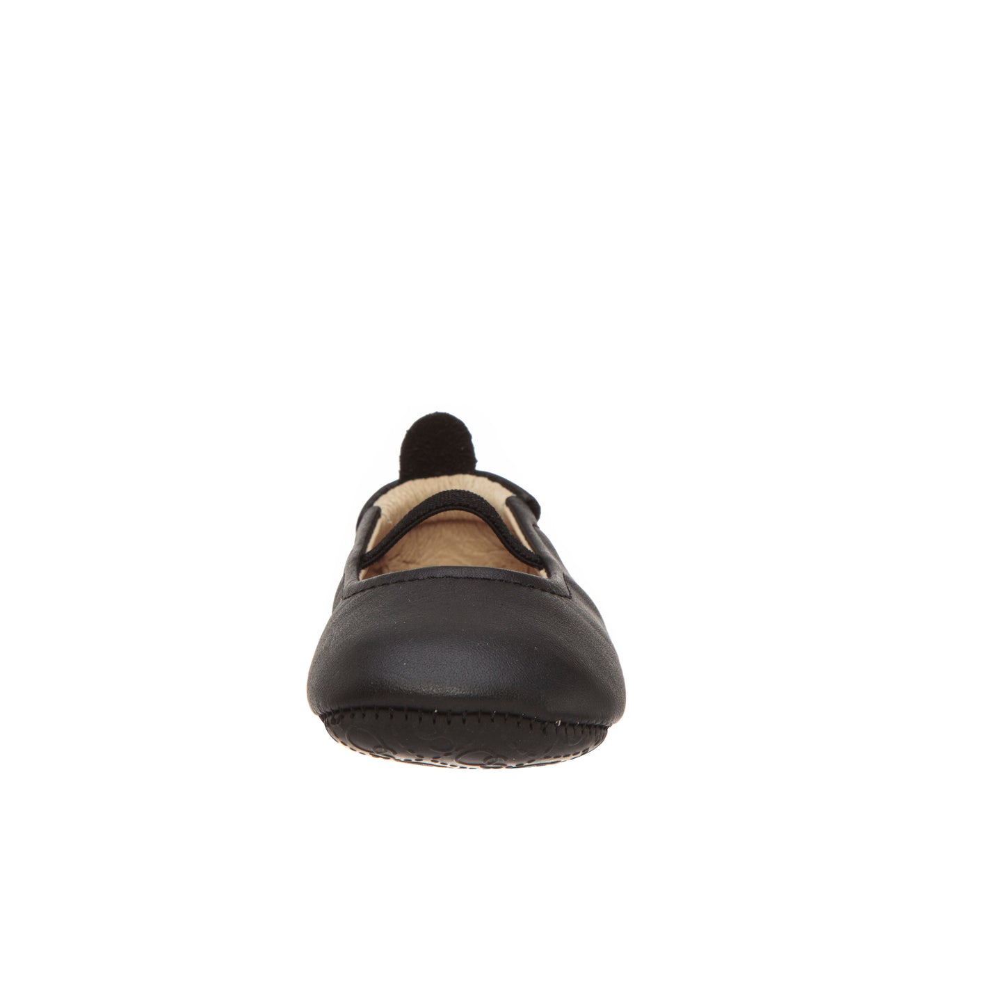 Old Soles 013R Luxury Ballet Flat kids leather flat in Black with classic detail