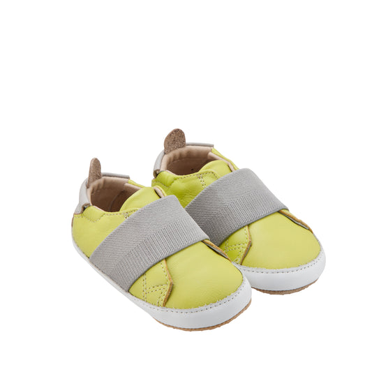 Old Soles 195R Bambini Master baby leather shoe in Lima and Gris with classic detail