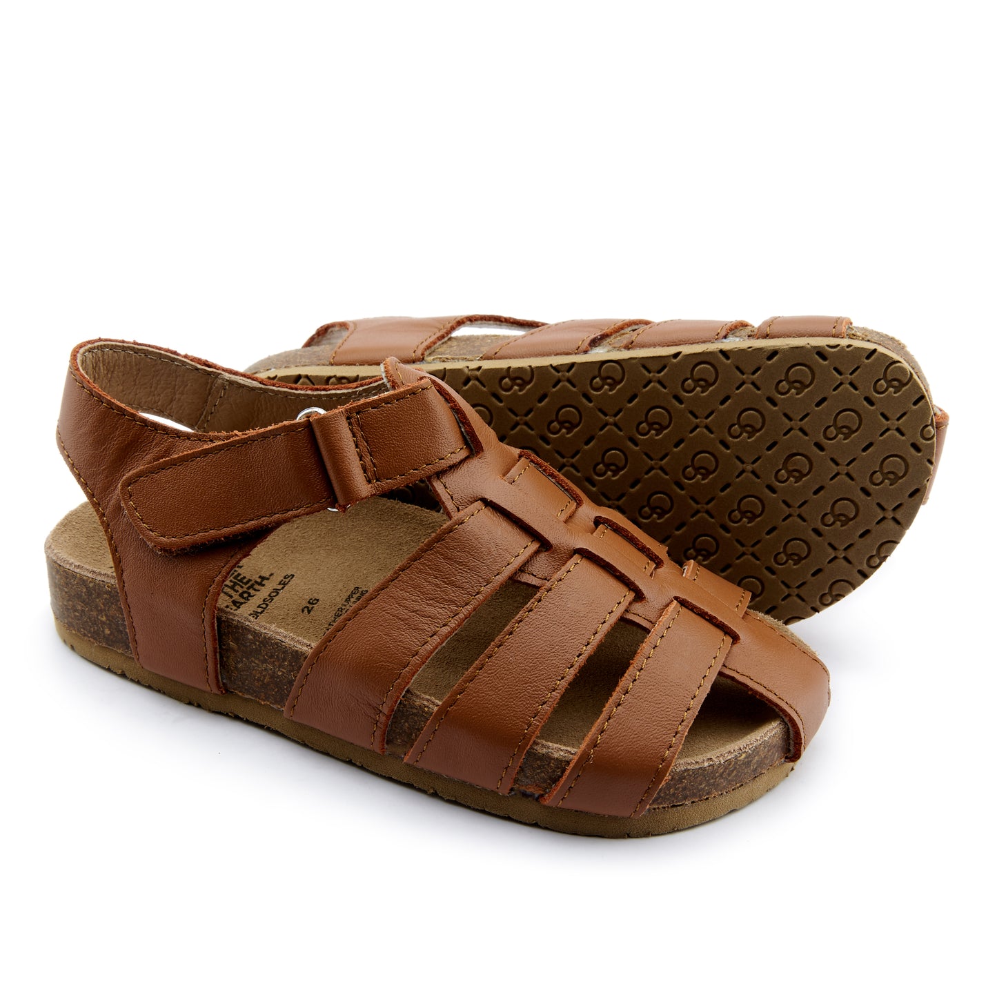 Old Soles 202 Roadstar kids leather sneaker in Tan with classic detail