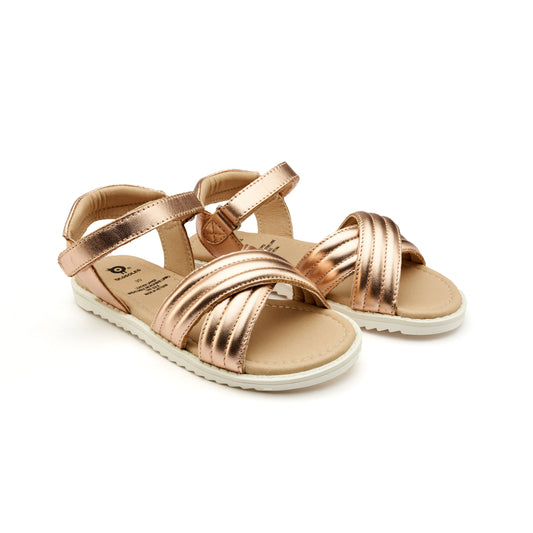 Old Soles 7029 My Pad kids leather shoe in Copper with classic detail