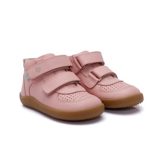 Old Soles 8130 All-Day Jump kids leather sneaker in Cipria with classic detail