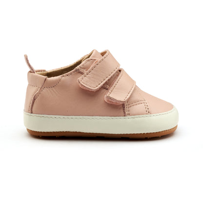 Old Soles 113R Bambini Markert baby leather shoe in Powder Pink with classic detail