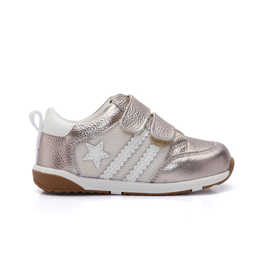 Old Soles 2116 Field Squad kids leather sneaker in Metal Lychee with classic detail