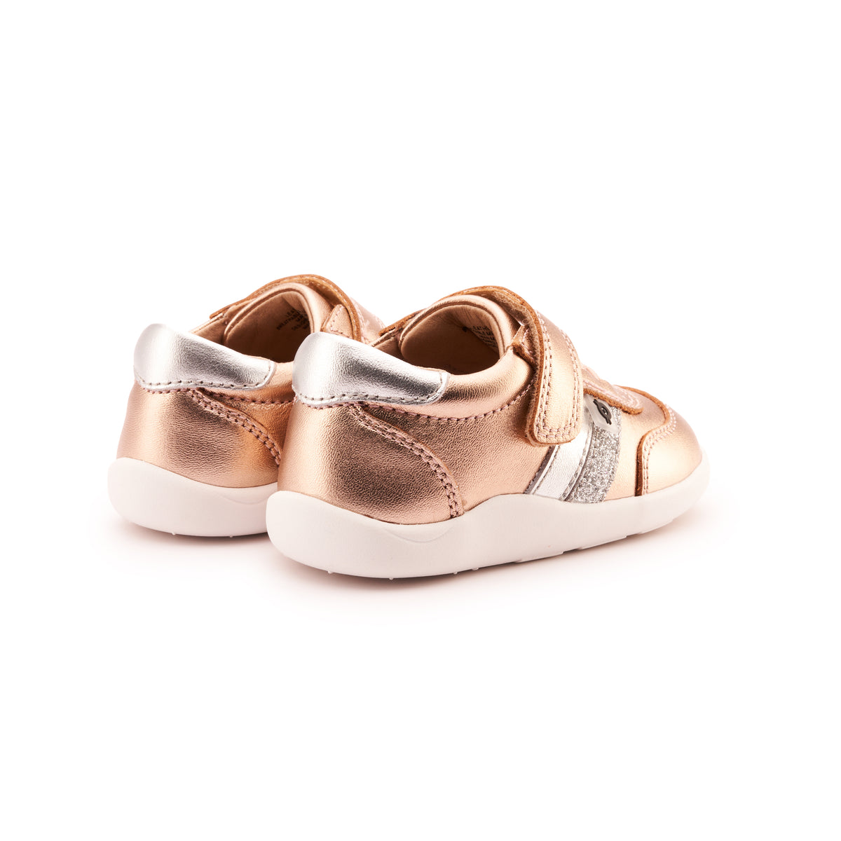 Old Soles 8013 Play Ground kids leather shoe in Copper Silver and Glam Argent