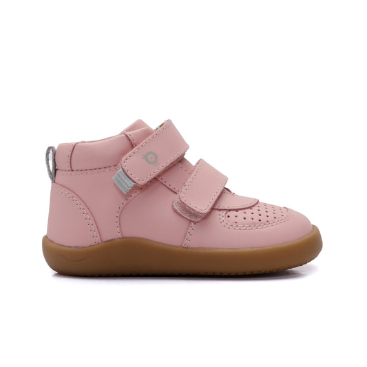 Old Soles 8130 All-Day Jump kids leather sneaker in Cipria with classic detail