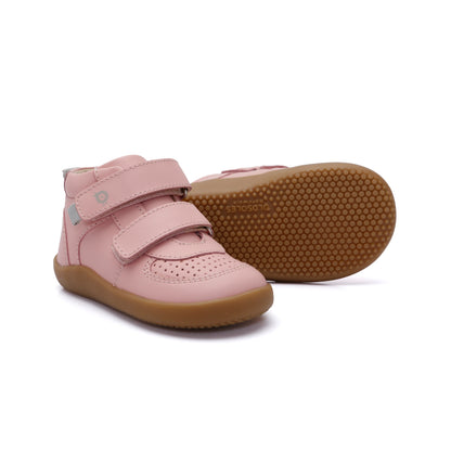 Old Soles 8130 All-Day Jump kids leather sneaker in Cipria with classic detail