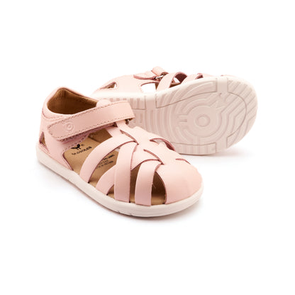 Old Soles 9504 Open Air kids leather shoe in Nacardo Dalia with open toe detail